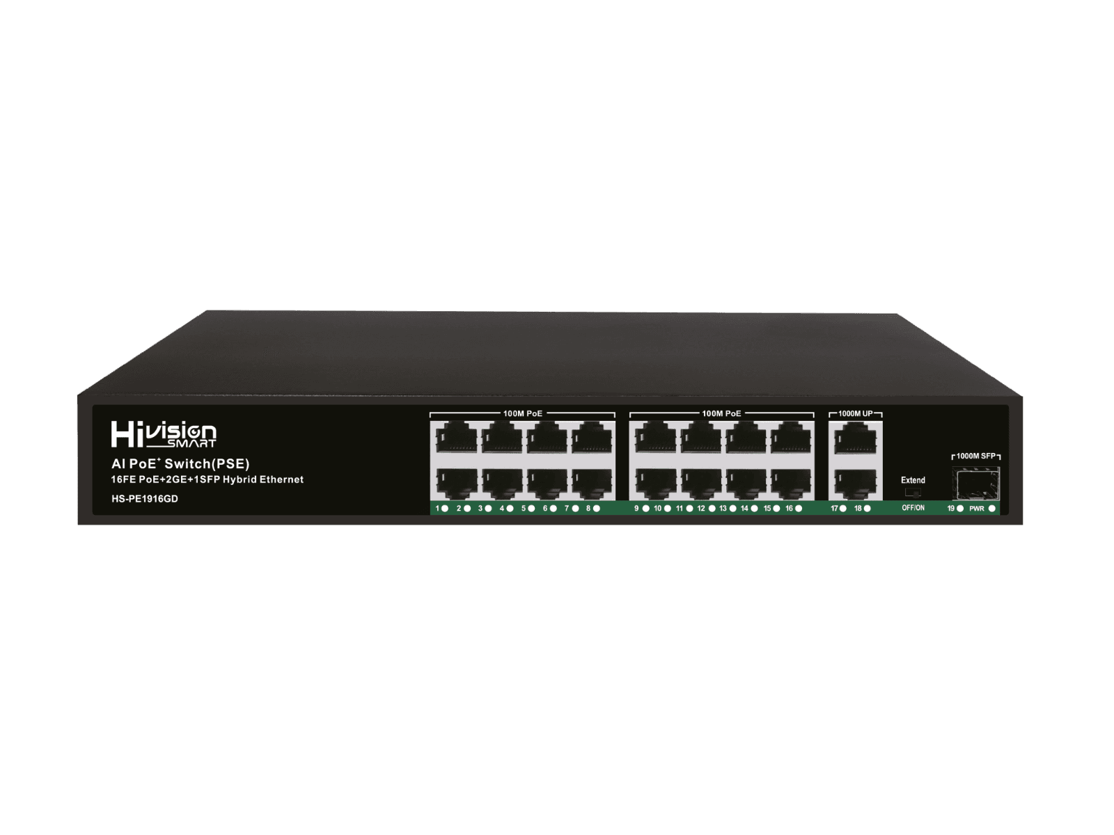Smart PoE + Switch HS-PE1916GD