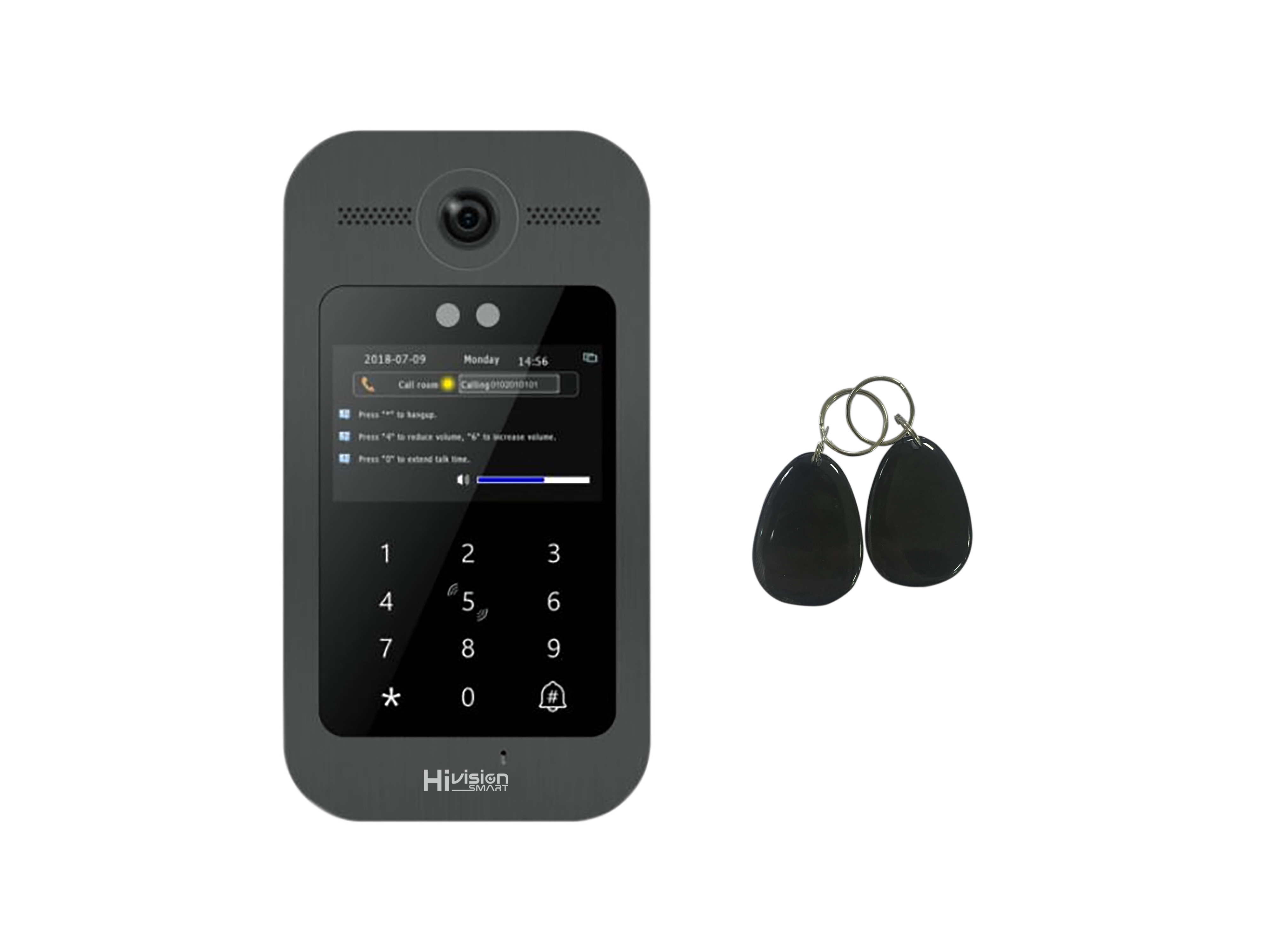 IP Video Outdoor Station with Display and Keypad