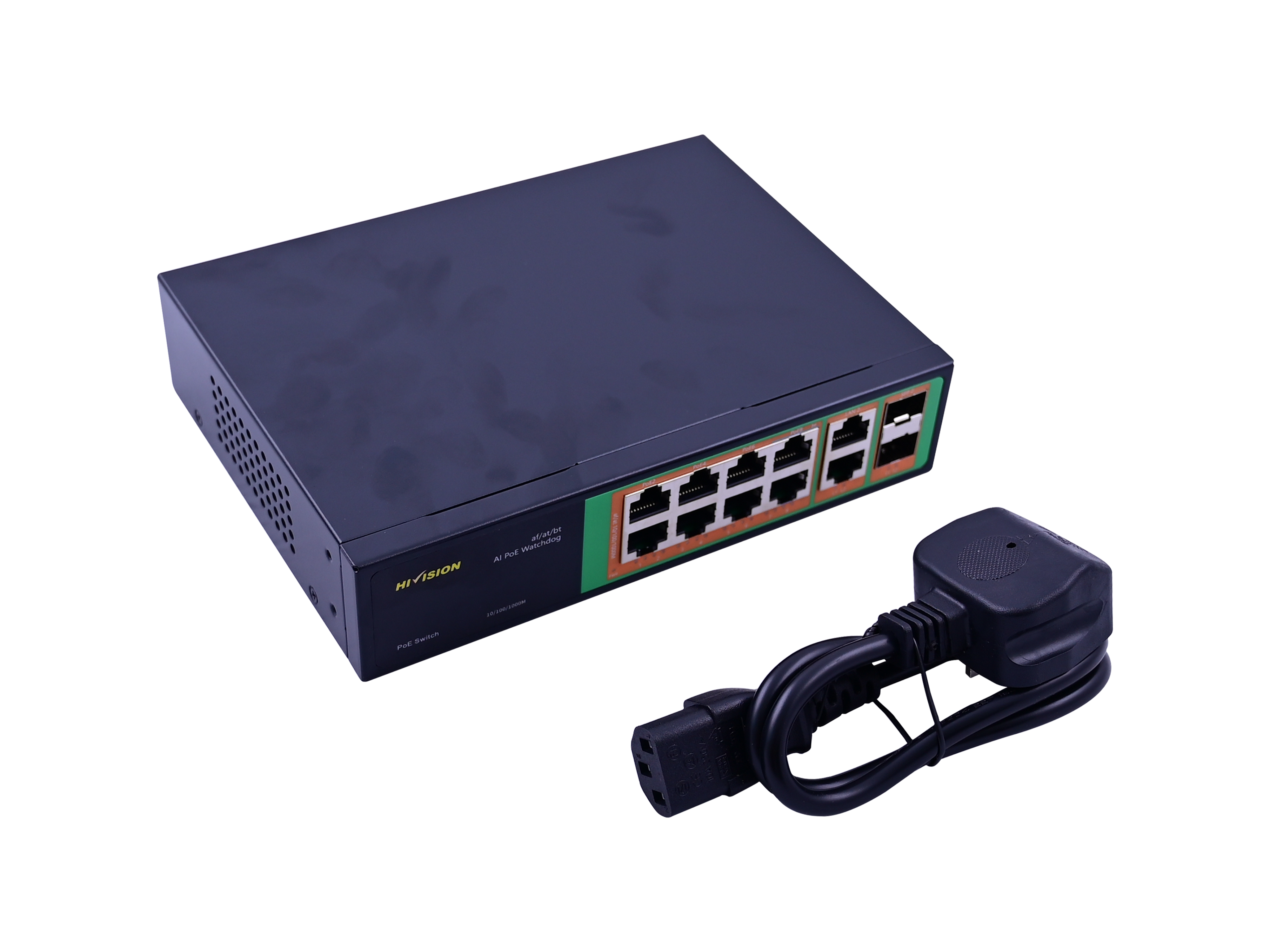 High-Performance 12-Port AI PoE Switch