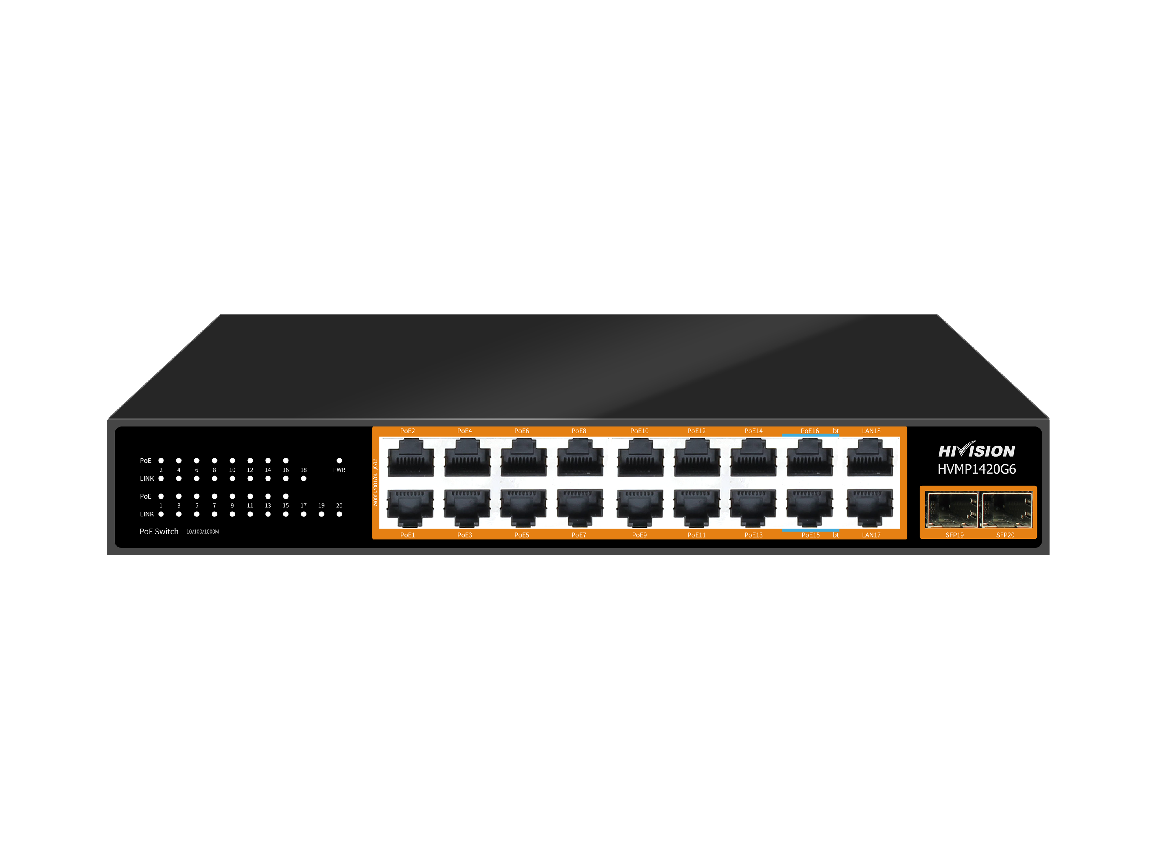 AI Gigabit PoE Switch 18-Port