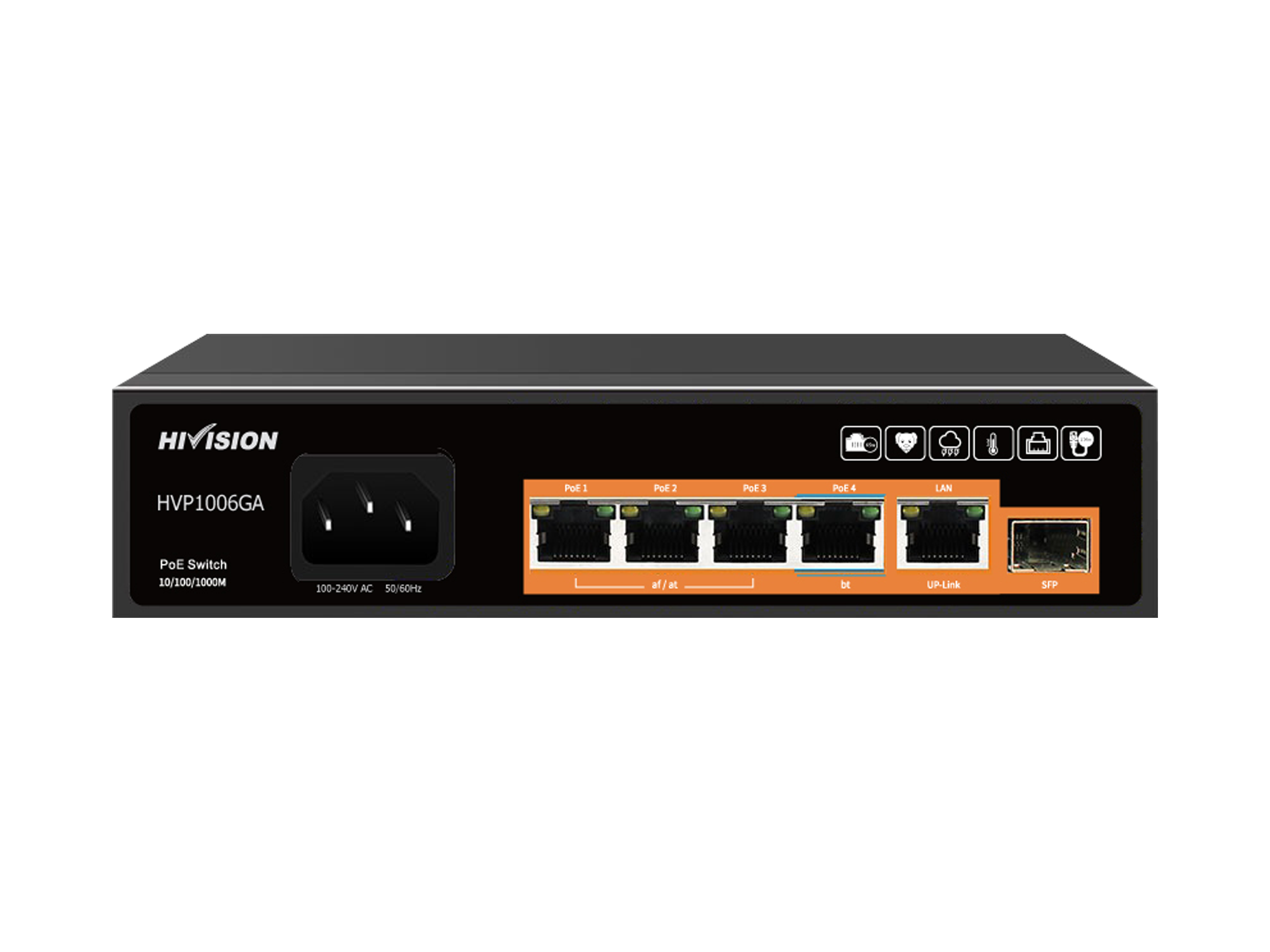 AI Gigabit PoE Switch 6-Port