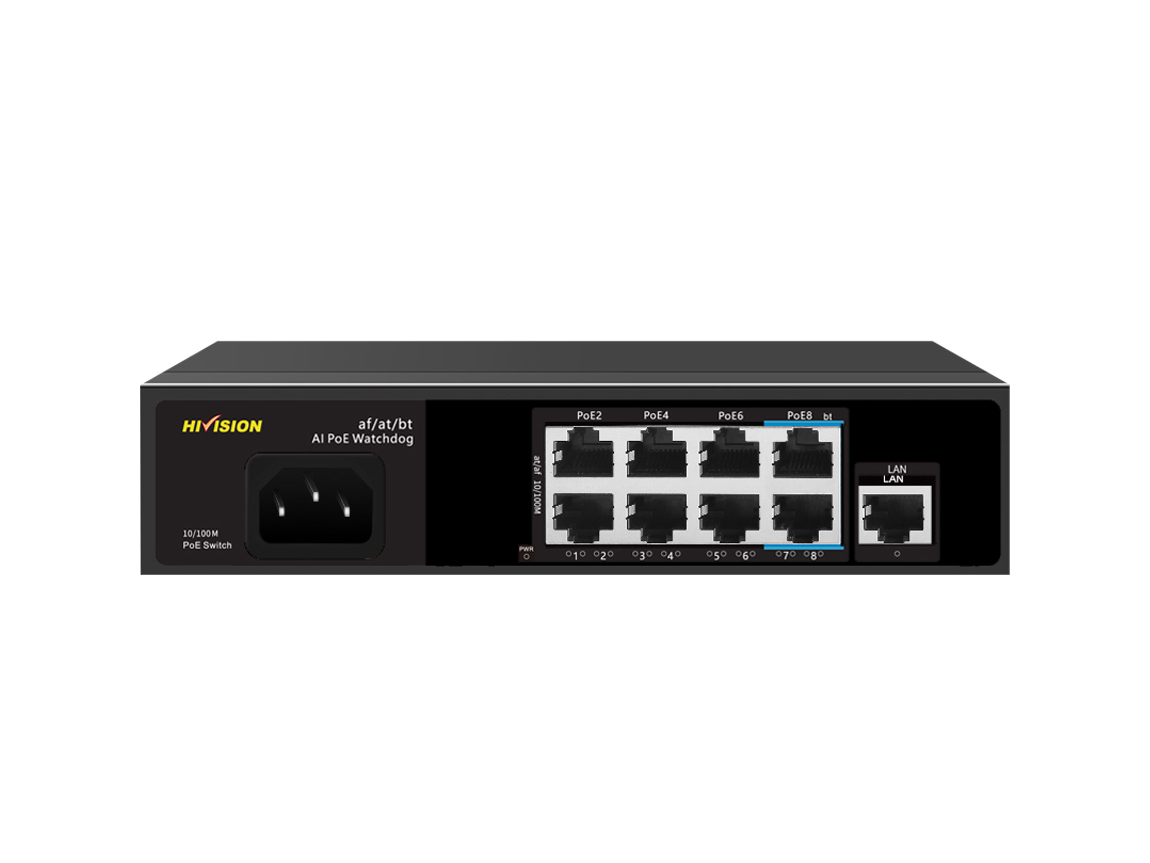 9-port AI PoE switch