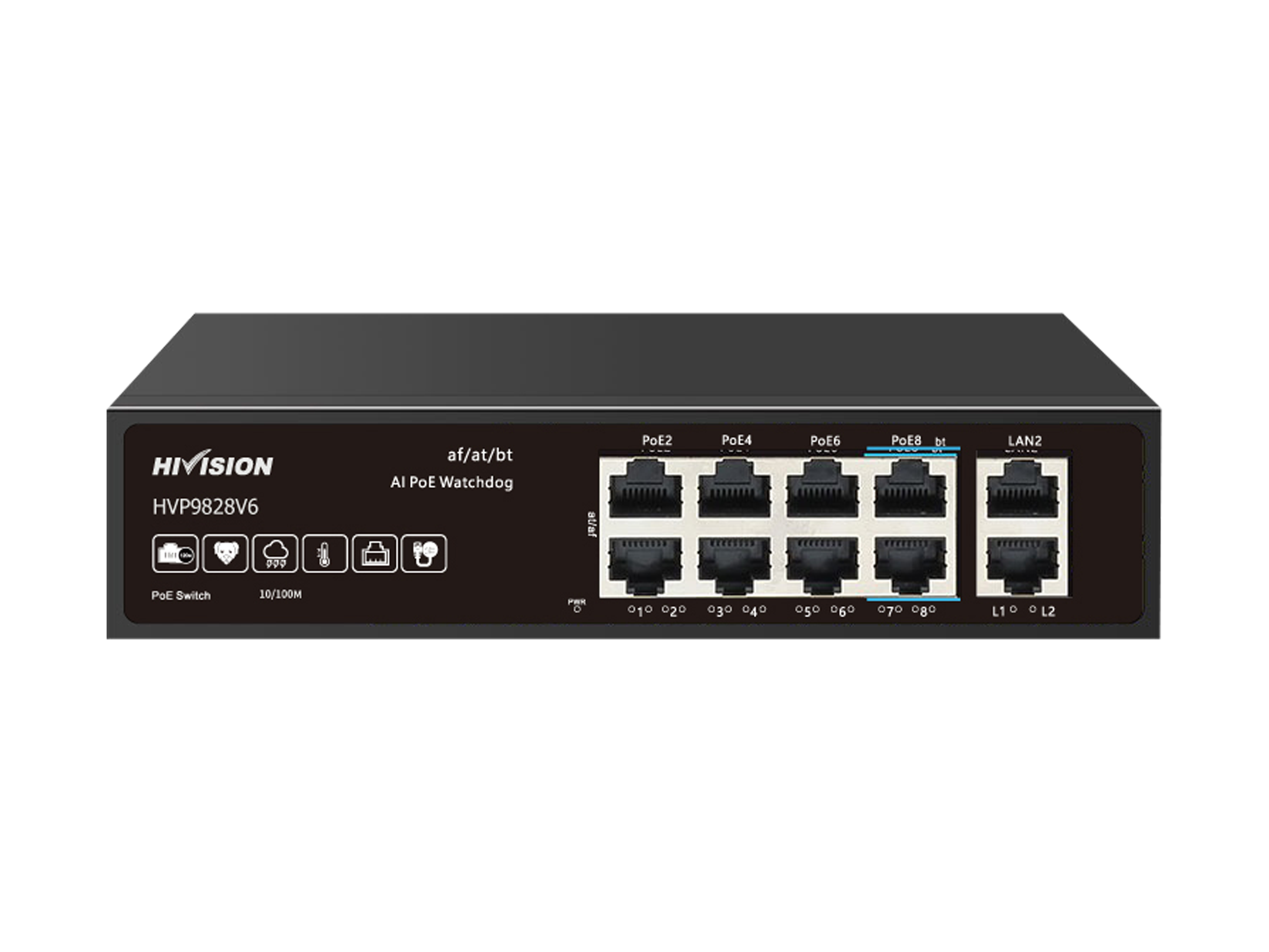 10-Port AI PoE Switch